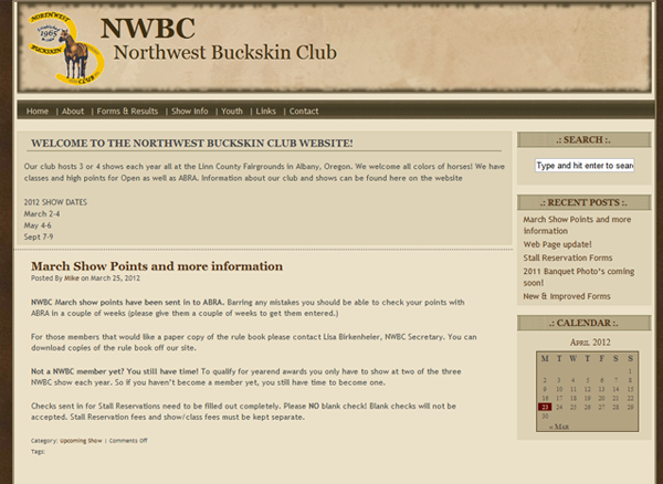 Northwest Buckskin Horseclub